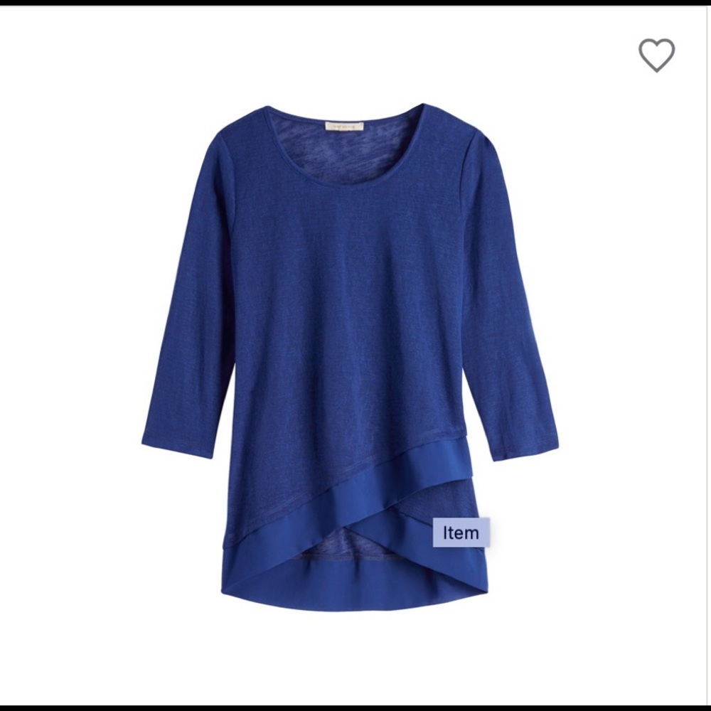 SKIES ARE BLUE
Kendruh Layered Hem Knit Top